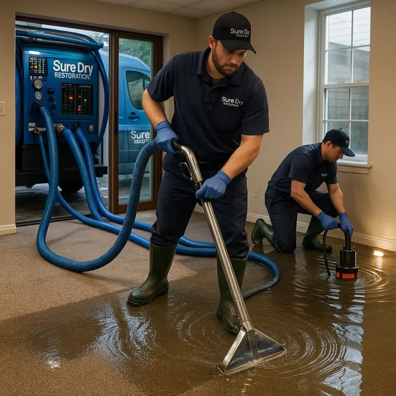 Water Extraction and Removal process in Avon-by-the-Sea, NJ